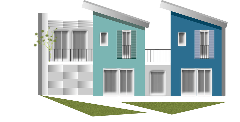 Townhouses drawing